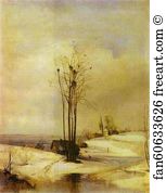 Picture Art Print - Early Spring. Thaw