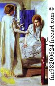 1850 Oil On Canvas Tate Gallery Art Print - Ecce Ancilla Domini ("the Annunciation")