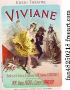 Eden Art Print - Eden-Théâtre Viviane
