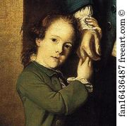 250 Art Print - Edward Morant And His Son John. Detail