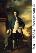 Morant Art Print - Edward Morant And His Son John