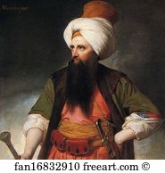 1195 Art Print - Edward Wortley Montagu. Detail