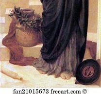 Ferens Art Print - Electra At The Tomb Of Agamemnon. Detail