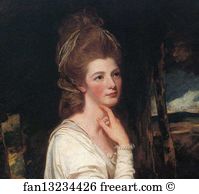 Countess Of Derby Art Print - Elizabeth, Countess Of Derby. Detail