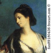 1758 59 Art Print - Elizabeth, Duchess Of Hamilton And Argyll. Detail