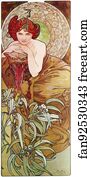 Emeralds Art Print - Emerald