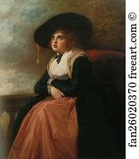 1005 Art Print - Emma In Morning Dress