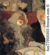Lucy Art Print - En Cabinet Particulier - Au Rat Mort / In A Private Room - At The "rat Mort". Lucy Jourdan, Private Room No. 7