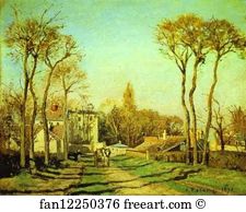 Entrance Art Print - Entrance To The Village Of Voisins