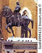 Equestrian Art Print - Equestrian Monument Of Colleoni