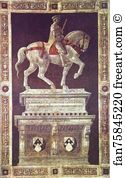 Equestrian Art Print - Equestrian Portrait Of Sir John Hawkwood