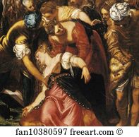 275 Art Print - Esther Before Ahasuerus. Detail