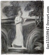 1275 Art Print - Eurydice Fleeing From Aristaeus