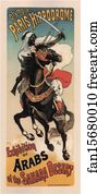 Desert Art Print - Exhibition Of Arabs Of The Sahara Desert