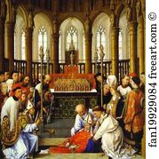 Hubert Art Print - Exhumation Of St. Hubert
