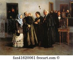 1882 Oil On Canvas The Tretyakov Gallery Art Print - Exonerated