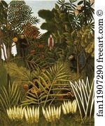 116 Art Print - Exotic Landscape. / Paysage Exotique