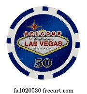 Poker Art Print - Casino Poker Chip 