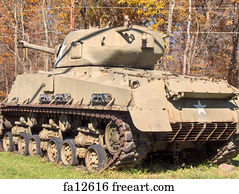 Military Art Print - Tanked