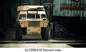 Military Art Print - Military Tank