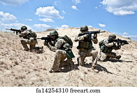 Military Art Print - Military Operation