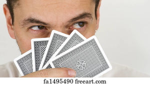 Poker Art Print - Poker Face