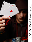 Poker Art Print - Playing Poker