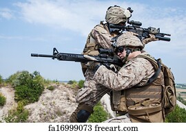 Military Art Print - Military Operation