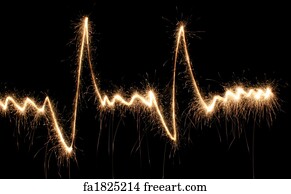  Art Print - Beat Heart Sparkler