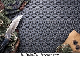 Military Art Print - Military Background