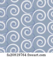 Free art print of Japanese seamless waves. Japanese seamless waves ...