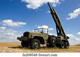 Military Art Print - Military Truck