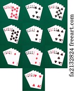 Poker Art Print - Poker Hands