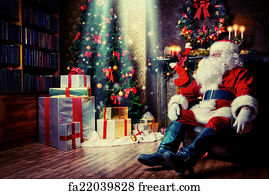  Art Print - Night For Christmas