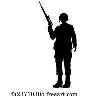 Military Art Print - Soldier
