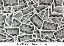 Poker Art Print - Background Poker Cards