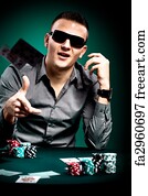 Poker Art Print - Poker Player