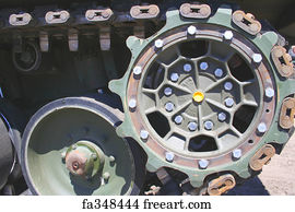 Military Art Print - Tank Caterpiller