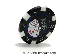 Poker Art Print - Poker Chip