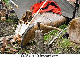  Art Print - Campsite