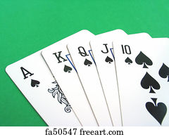 Poker Art Print - Poker Cards