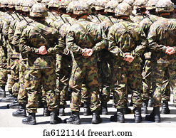 Military Art Print - Military Men