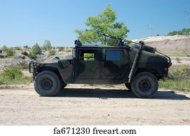 Military Art Print - Military Vehicle