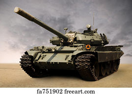 Military Art Print - Russian Tank