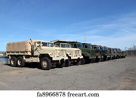 Military Art Print - Military Vehicles