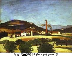 Factory Art Print - Factories Near The Mount Of Cengle