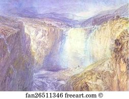 Teeth Art Print - Fall Of The Tees, Yorkshire