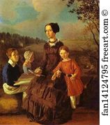 Family Portrait Art Print - Family Portrait