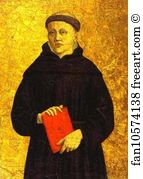 Augustinian Saint. Panel of the Sant'Agostino altarpiece