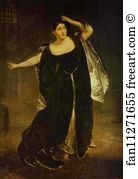 Portrait of the Actress Juditta Pasta as Anne Boleyn